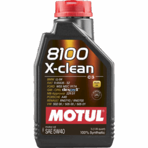 MOTUL 8100 X-CLEAN Gen2 5W-40 1L (12X1 Liter)